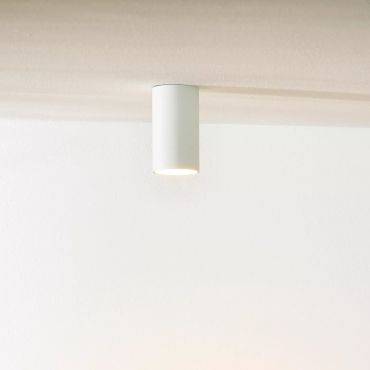 Lucide Delto Rond - opbouwspot - Ø 5,5 x 10 cm - 5W dimbare LED incl. - dim to warm -  wit