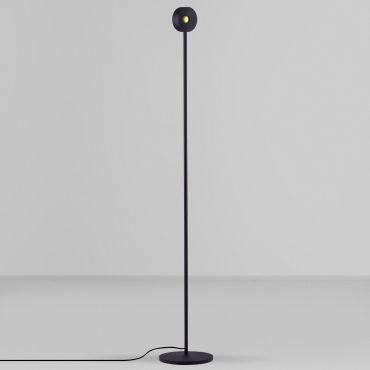 Nova Luce Irida - vloerlamp - Ø 20 x 121 cm - 10W LED incl. - zandzwart