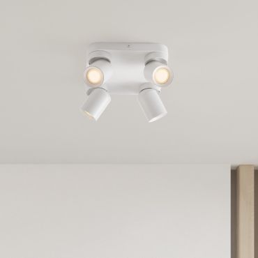 Nova Luce Amecy - opbouwspot 4L - 22 x 12,5 x 22 cm - zandwit