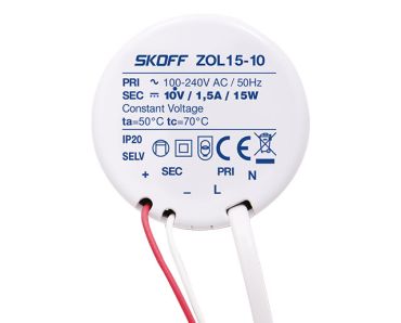 Skoff LED driver - 10Vdc/230V - 15W