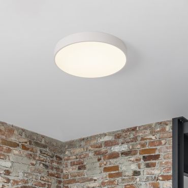 Nova Luce Hadon - plafondlamp - Ø 50 x 7 cm - zandwit