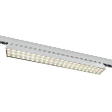 ONE Light High Power Linear - track light - 3-fase railsysteem - 58 x 4 x 6,4 cm - 30W LED incl. - wit - witte lichtkleur