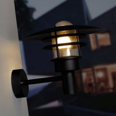 Nordlux Lønstrup - buiten wandverlichting - 32 x 28,5 cm - IP44 - zwart