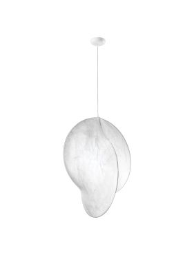 Nova Luce Esperia - hanglamp - Ø 62 x 240 cm - zandwit
