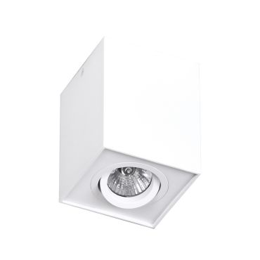 Maxlight Basic Square - plafondspot - Ø 9 x 12 cm - wit