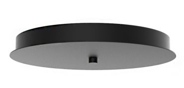 Artdelight Plate - plafondplaat uitbreidbaar tot 5 lampen - Ø 30 cm - zwart