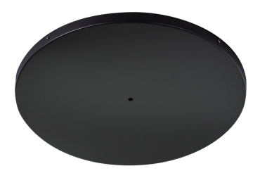 ETH - ronde plafondkap met kruisbeugel - Ø70 x 3 cm - mat zwart