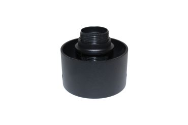 Artdelight Rosario - lamphouder voor PL 202 - Ø9,5 x 9,5 cm - zwart