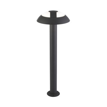 Searchlight Mushroom - tuinpaal - Ø 17 x 73 cm - 15W LED incl. - IP44 - donkergrijs