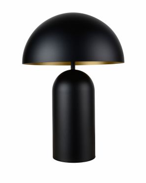 Artdelight Best - tafellamp - Ø 35 x 50 cm - zwart/goud
