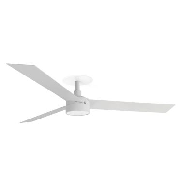 Faro Cruiser L - plafondventilator met licht en inbouwrozet - Ø 132 cm - mat wit