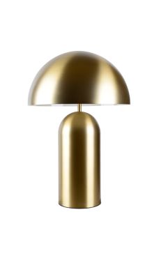 Artdelight Best - tafellamp - Ø 25 x 34,5 cm - mat goud