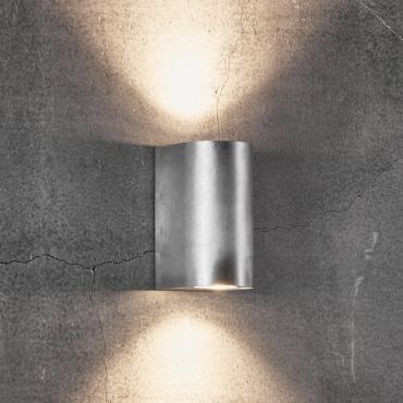 Nordlux Canto Maxi 2 - buiten wandverlichting - 8,7 x 17 x 10 cm - IP44 - gegalvaniseerd metaal