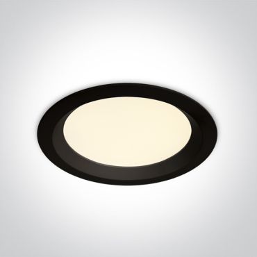 ONE Light UGR19 CCT V Range - inbouwspot - Ø 240 mm, Ø 210 mm inbouwmaat - 30W LED incl. - IP44 - zwart