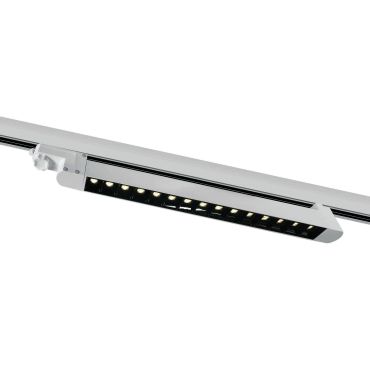 ONE Light Adjustable LED Linear Track Light - track spot - 3-fase railsysteem - 48 x 3,3 x 4,5 cm - 15 x 1W LED incl. - wit