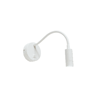 Artdelight Flexi-C - wandverlichting met schakelaar - Ø 10 x 34 cm - 3W LED incl. - wit
