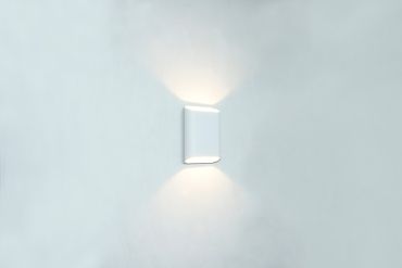 Artdelight Diaz Small - wandverlichting - 4 x 10 x 15 cm - 2 x 3W LED incl. - IP54 - wit