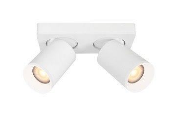 Artdelight Mega - opbouwspot - 10 x 20 x 13,2 cm - IP54 - wit