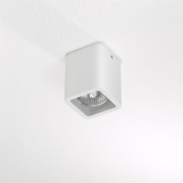 Artdelight Bronx - Opbouwspot 1L - 7 x 7 x 8,5 cm - wit
