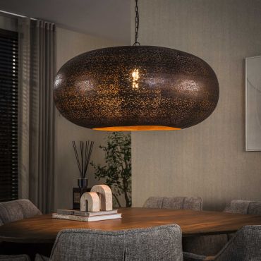 Vico Cielo - hanglamp - Ø90cm - antiek koper