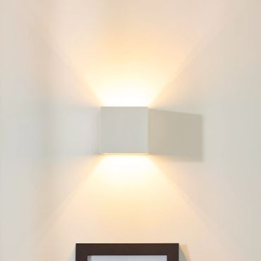 Lucide Gipsy Kubus - wandverlichting - 11,5 x 11,5 x 11,5 cm - wit