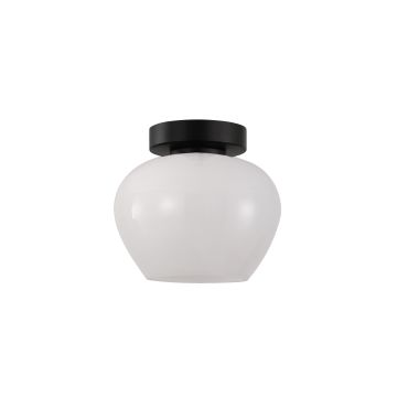 Artdelight Windsor - plafondlamp - Ø 18 x 17,7 cm - wit