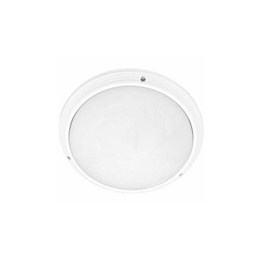 Artdelight Ivela - badkamer plafondverlichting - Ø 27 x 9,1 cm - IP65 - wit