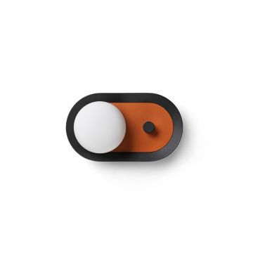 Faro Maya - wand/tafellamp - 12,2 x 8,7 x 8,9 cm - zwart en bruin