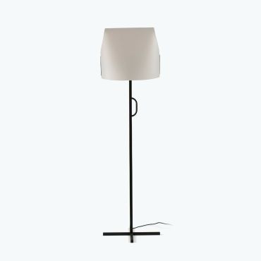 Faro Luang - staanlamp - 42 x 30 x 153 cm - beige/zwart