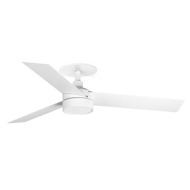 Faro Cruiser S - plafondventilator met licht en inbouwrozet - Ø 106 cm - mat wit