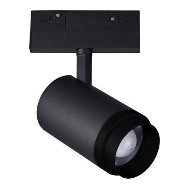 VK Lighting Kona - magnetisch railsysteem - railspot met zoom - 13,9 x 8 x 20 cm - 25W dimbare LED incl. - zwart