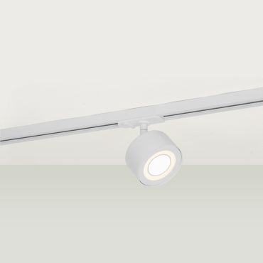 Nordlux Link Clyde - spot op rail - Ø 8,5 x 10,5 cm - 3 stappen dimmer - 5W LED incl. - 2700K - wit
