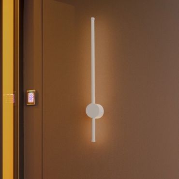 Nova Luce Ridge - buiten wandverlichting - 1,6 x 65 cm - 12W LED incl. - IP65 - zandwit