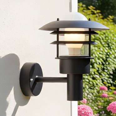 Nordlux Lønstrup - buiten wandverlichting - 22 x 26,5 cm - IP44 - zwart