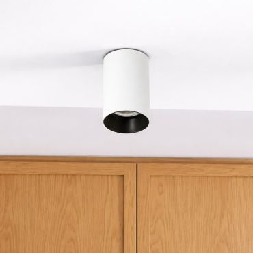 Faro Stan - plafondverlichting - Ø 6 x 10,5 cm - mat wit