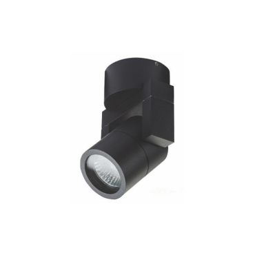 Artdelight Single - wandlamp - 10 x 9 x 7,2 cm - IP54 - zwart