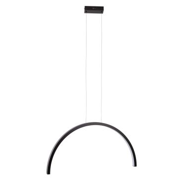 Maxlight Trio Arc - hanglamp - 80 x 180 cm - 21W LED incl. - zwart
