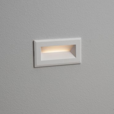 Nova Luce Vivion - inbouw wandverlichting - 10 x 5 x 6,5 cm - 1W LED incl. - IP54 - zandwit