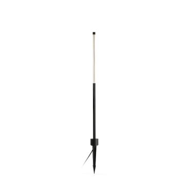 Faro Bambou - tuinpaal op piek - Ø7 x 126,8 cm - 8W LED incl. - IP65 - mat zwart