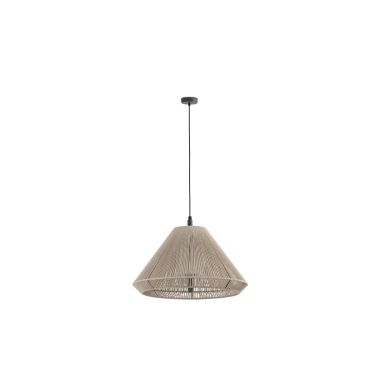 Faro Saigon - hanglamp - Ø 66,5 x 38 cm - IP65 - grijs en beige