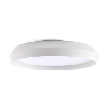 Faro Shoku - plafondlamp - Ø 60 x 9,3 cm - 40W dimbare LED incl. - wit