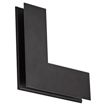 VK Lighting Kona - magnetisch railsysteem - vertikaal uitwendig opbouwhoekprofiel - 6 x 17,5 x 17,5 cm - zwart