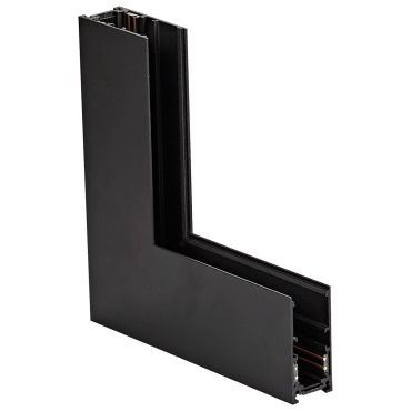 VK Lighting Kona - magnetisch railsysteem - vertikaal inwedig opbouwhoekprofiel - 6 x 17,5 x 17,5 cm - zwart