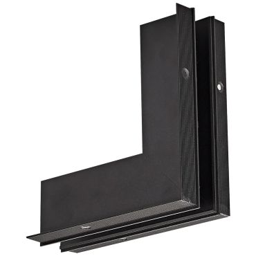 VK Lighting Kona - magnetisch railsysteem - vertikaal uitwendig inbouwhoekprofiel - 7,4 x 17,5 x 17,5 cm - zwart