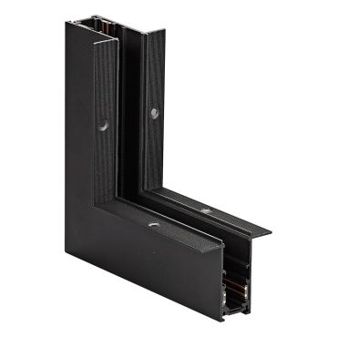 VK Lighting Kona - magnetisch railsysteem - vertikaal inwendig inbouwhoekprofiel - 7,4 x 17,5 x 17,5 cm - zwart