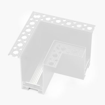 Faro Neso - L inbouw connectie stuk - magnetisch railsysteem - wit