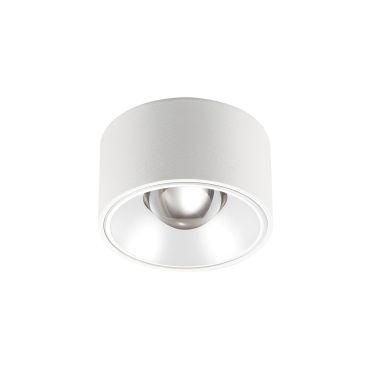 VK Lighting Orofi - opbouwspot - Ø 8 x 4,5 cm - 15W LED incl. - IP54 - wit