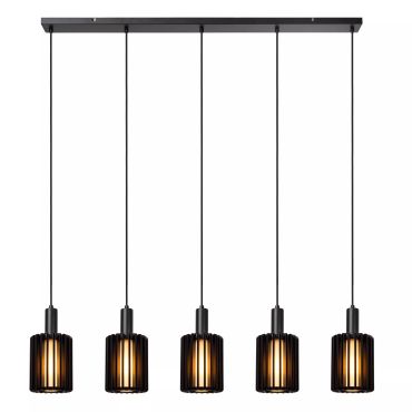 Lucide Lambres - hanglamp - 164 x 15 x 164 cm - zwart