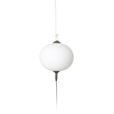 Faro Saigon - draagbare lamp met stekker - Ø 45 x 45 cm - IP65 - mat wit