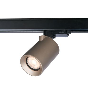 Artdelight Megano - railspot 1 fase-rail - Ø 7 x 13 cm - champagne